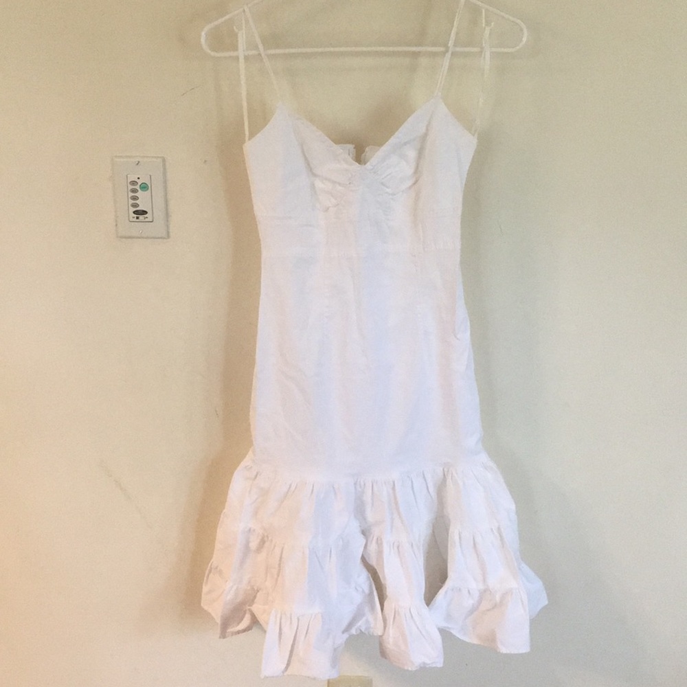 White Spaghetti Strap Dress